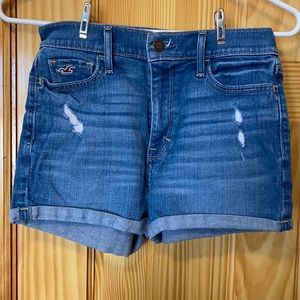 Jean High Waisted Shorts